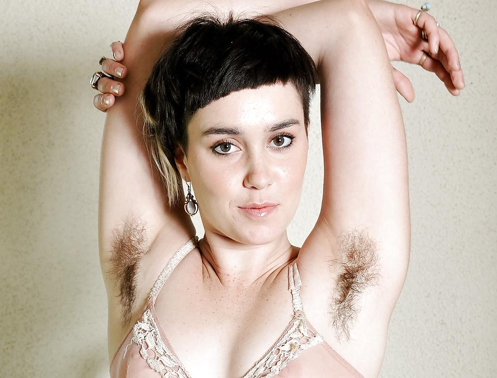 22P Hairy armpits - pits 06 - Love is in the hair