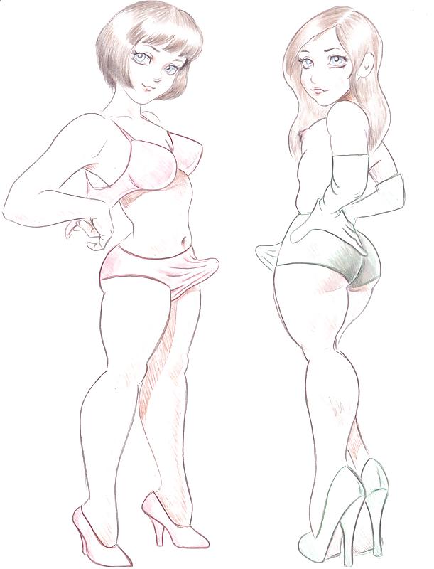 25P Feminization and sissy toons V