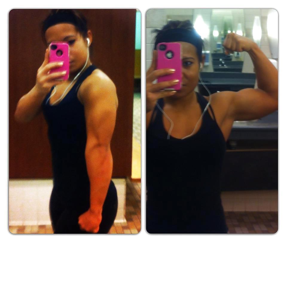 15P Some kinda asian bodybuilder chick