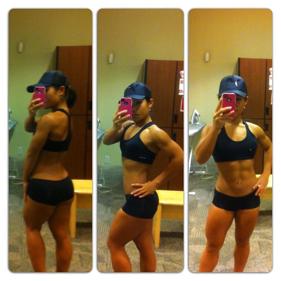15P Some kinda asian bodybuilder chick