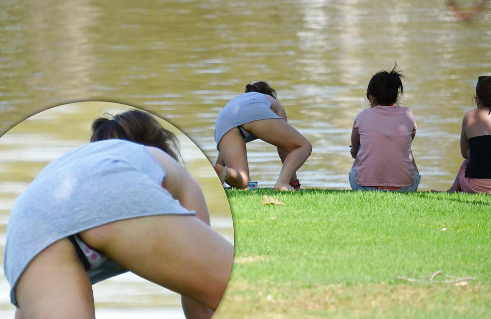 14P Mostrando la tanguita en el parque