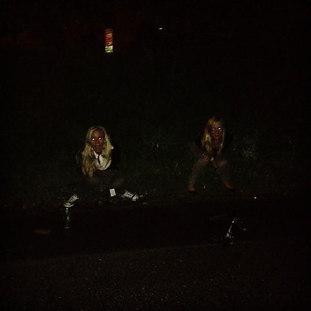 25P Girls outside