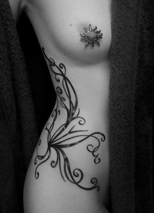 21P Pierced nipple!