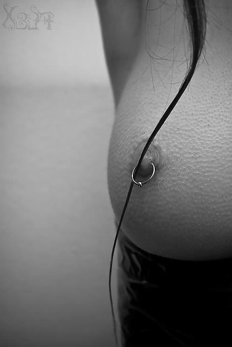 21P Pierced nipple!