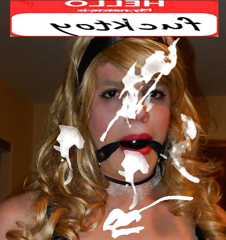 25P Sissy Faggot Vanessa Badges and Posters