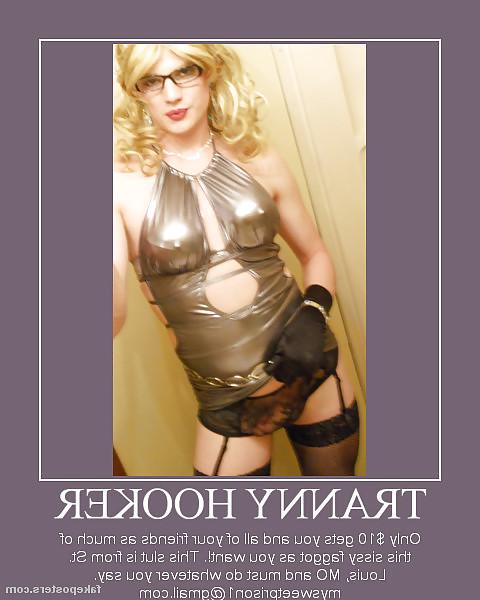 25P Sissy Faggot Vanessa Badges and Posters