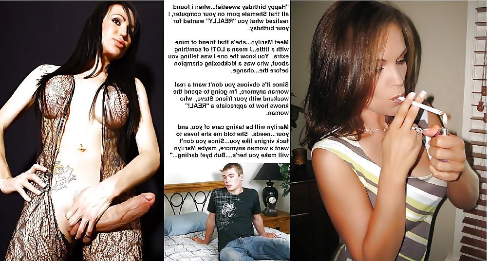 25P Shemale doms and sissy captions