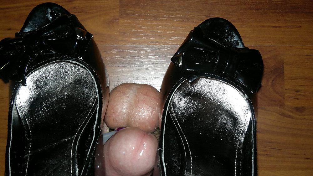 20P SHOES HIGH HEELS TRAMPLE MY COCK