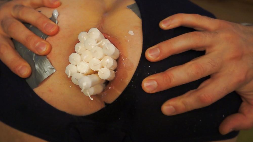 18P My asshole spread fist prolapse and gape Dez 2012