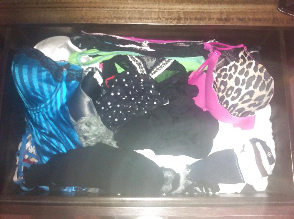 15P Friend's wifes panties from housesitting.