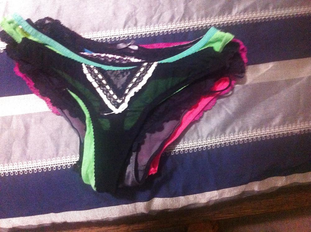 15P Friend's wifes panties from housesitting.