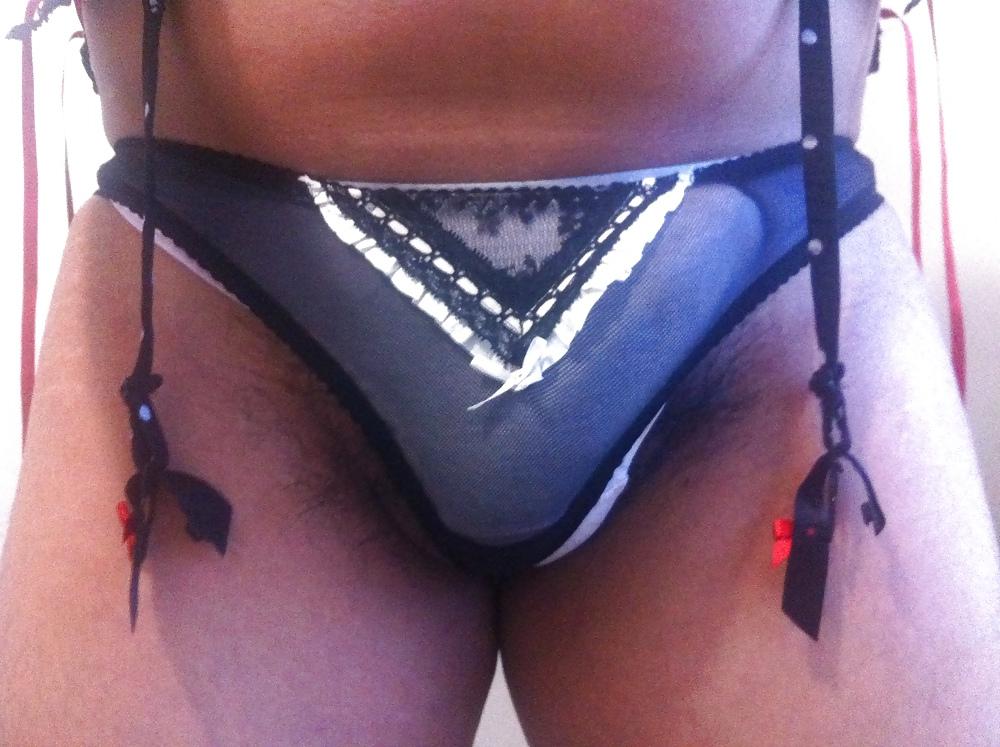 15P Friend's wifes panties from housesitting.