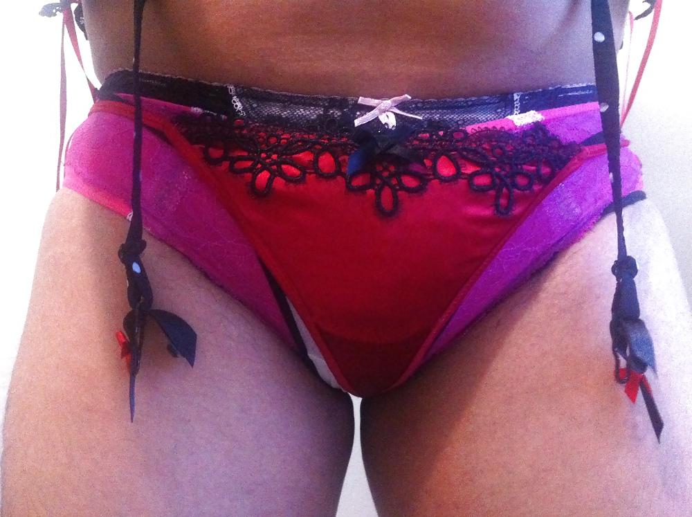 15P Friend's wifes panties from housesitting.