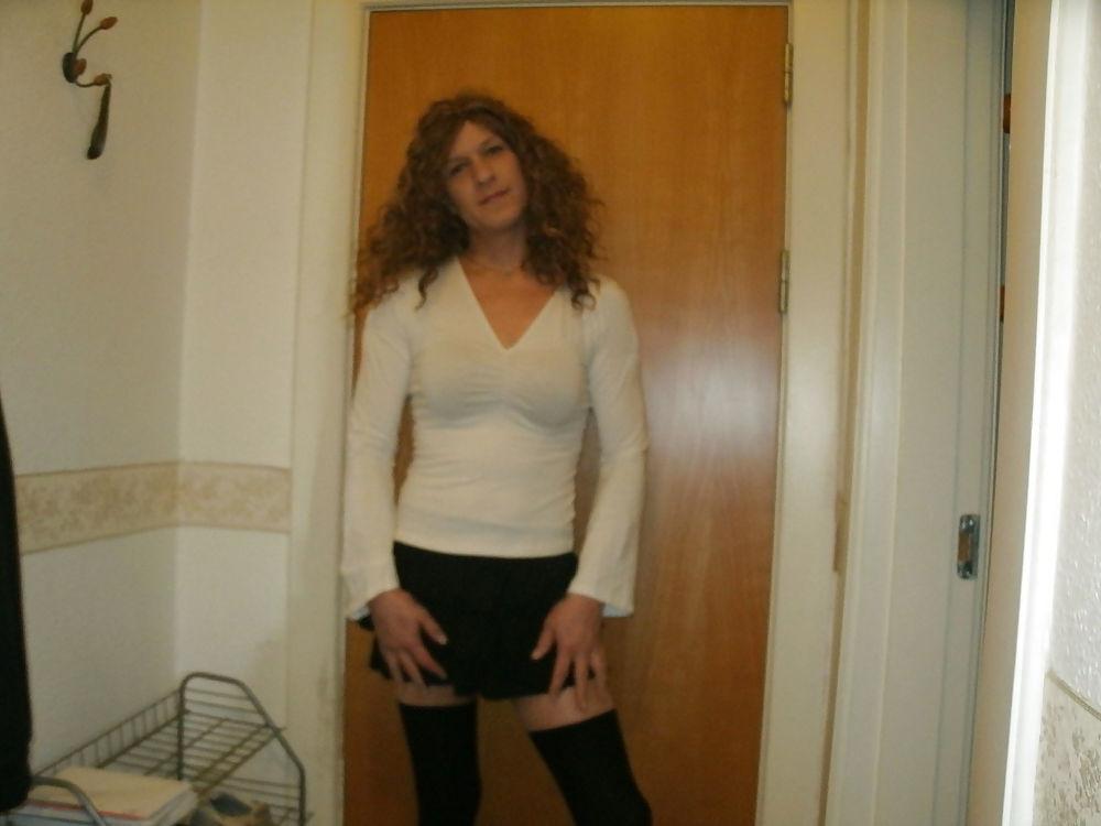 23P Dressed to clean my home..
