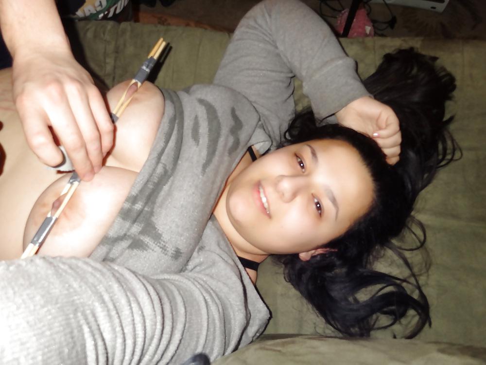 4P Home Made Nipple Bondage