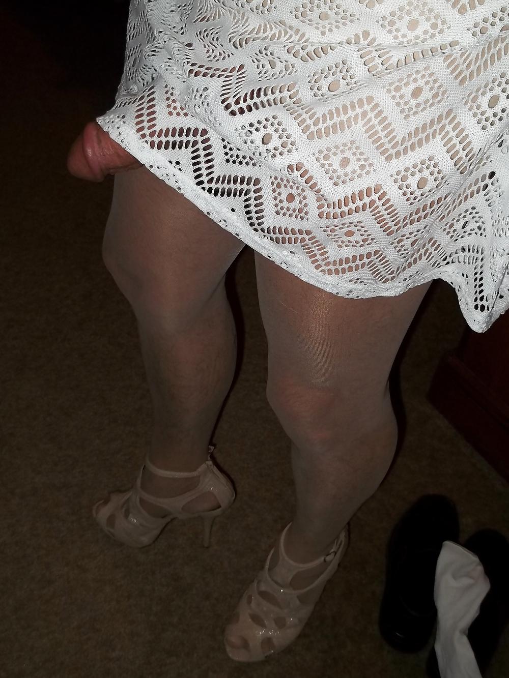 9P Pantyhose and heels