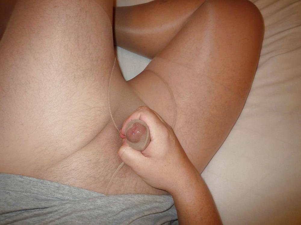 12P Pantyhose with penis sleeve