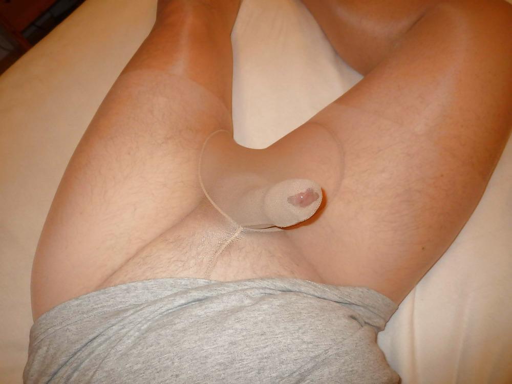 12P Pantyhose with penis sleeve