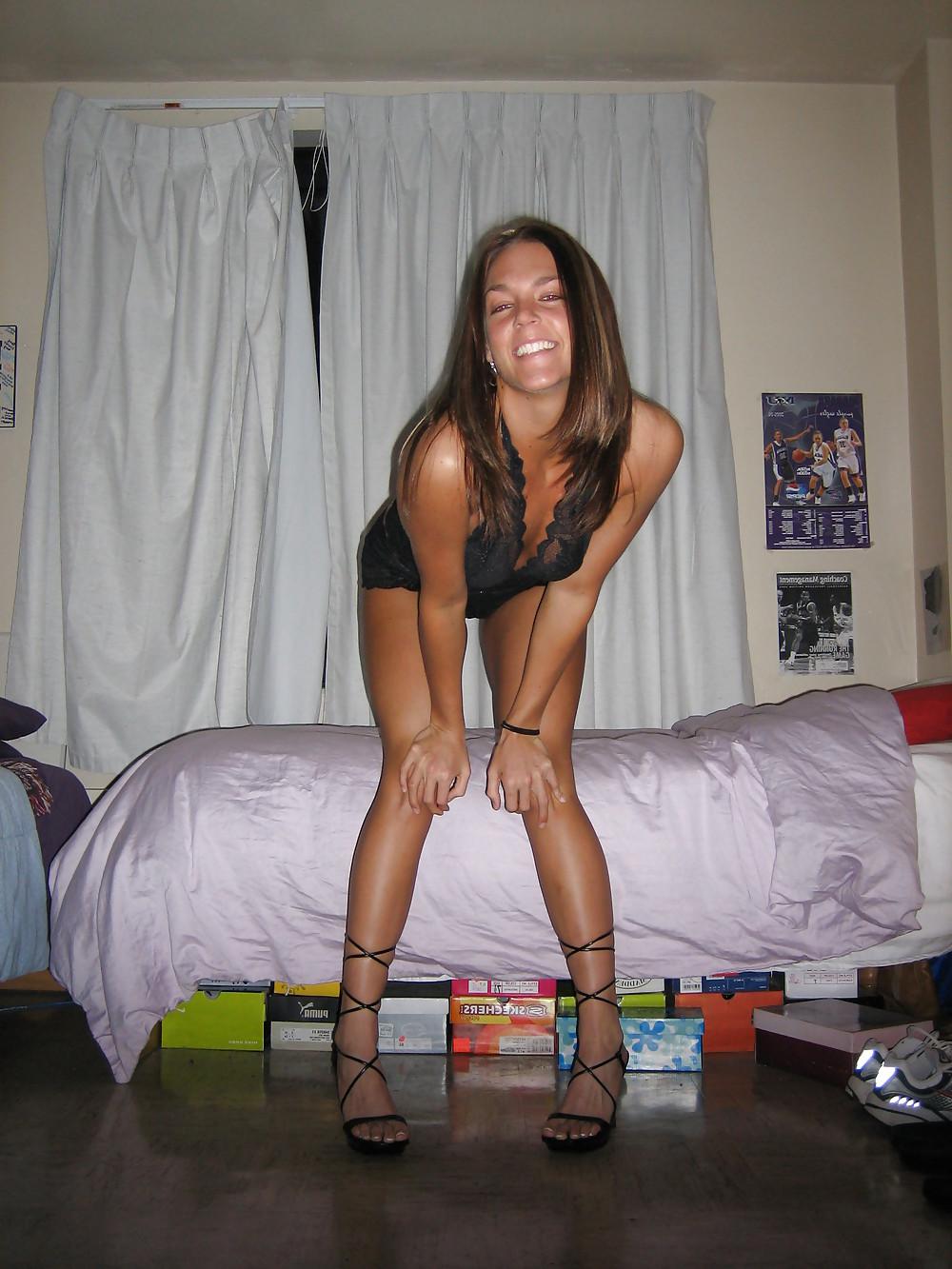 16P Girl shows her long legs and more - N. C. 