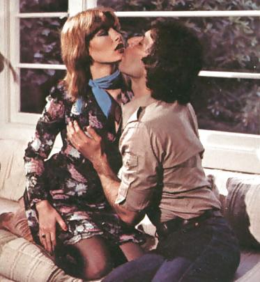 14P Vintage couple getting it on before the fireplace