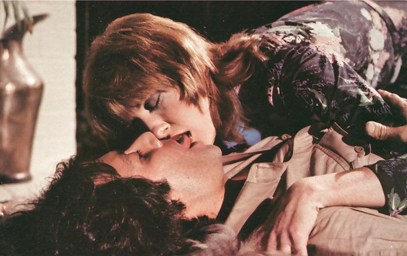 14P Vintage couple getting it on before the fireplace
