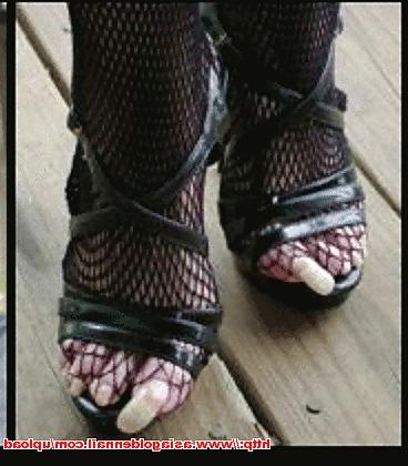 25P White chicks with long nails and long toenails Part 2