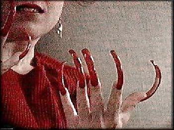 25P White chicks with long nails and long toenails Part 2