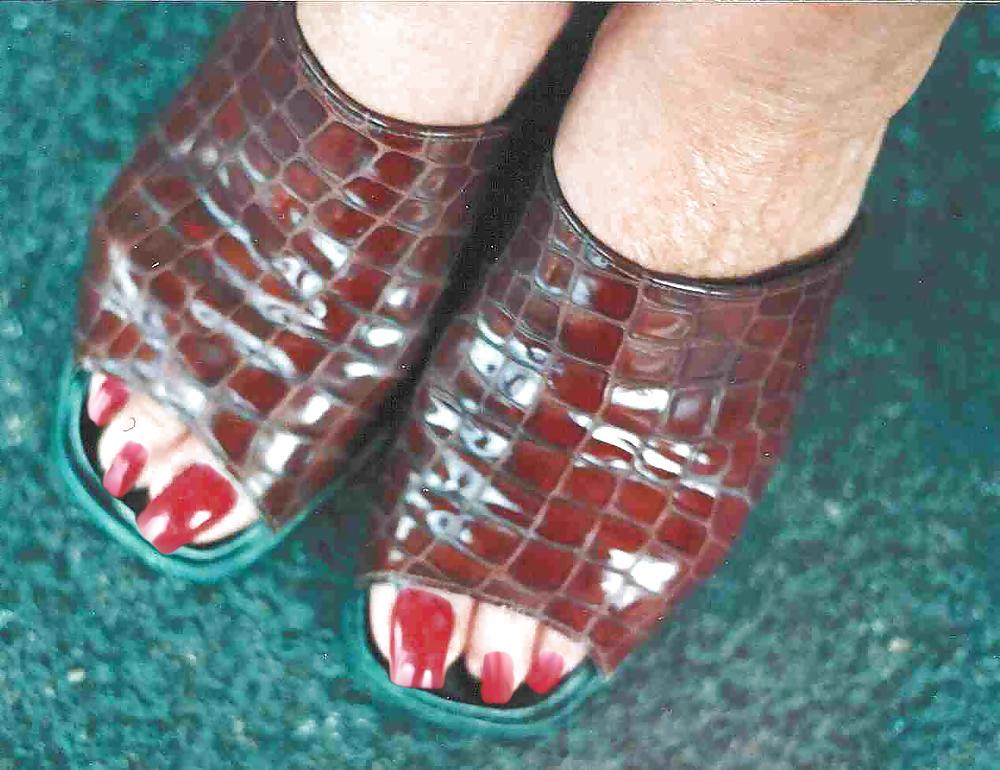 25P White chicks with long nails and long toenails Part 2