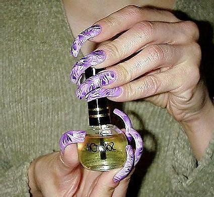25P White chicks with long nails and long toenails Part 2