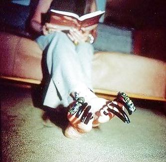 25P White chicks with long nails and long toenails Part 2