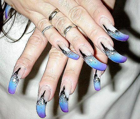 25P White chicks with long nails and long toenails Part 2