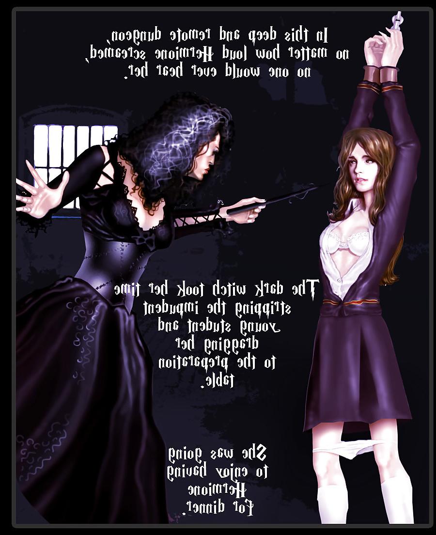 19P 0074- Cartoons- Hermione Granger and the Flames of Torment