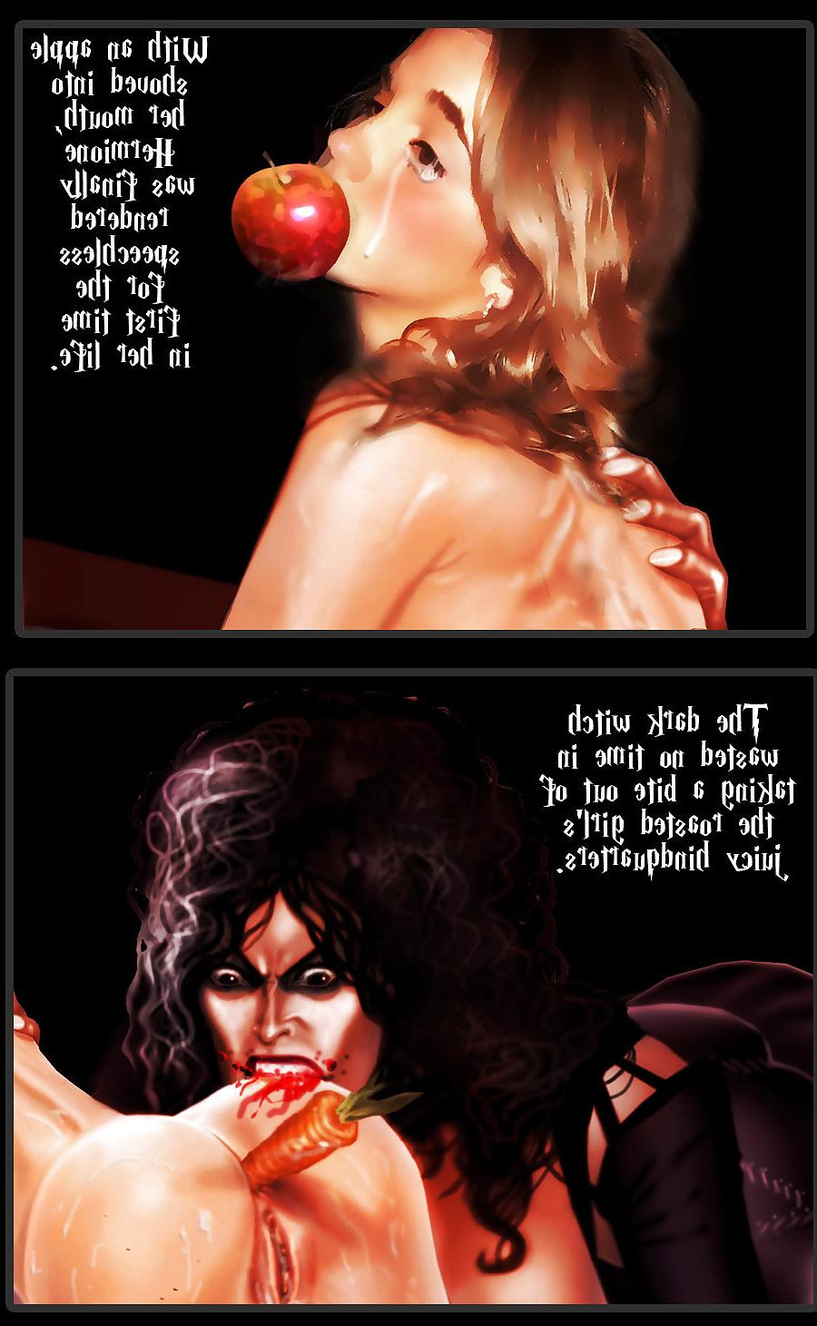 19P 0074- Cartoons- Hermione Granger and the Flames of Torment