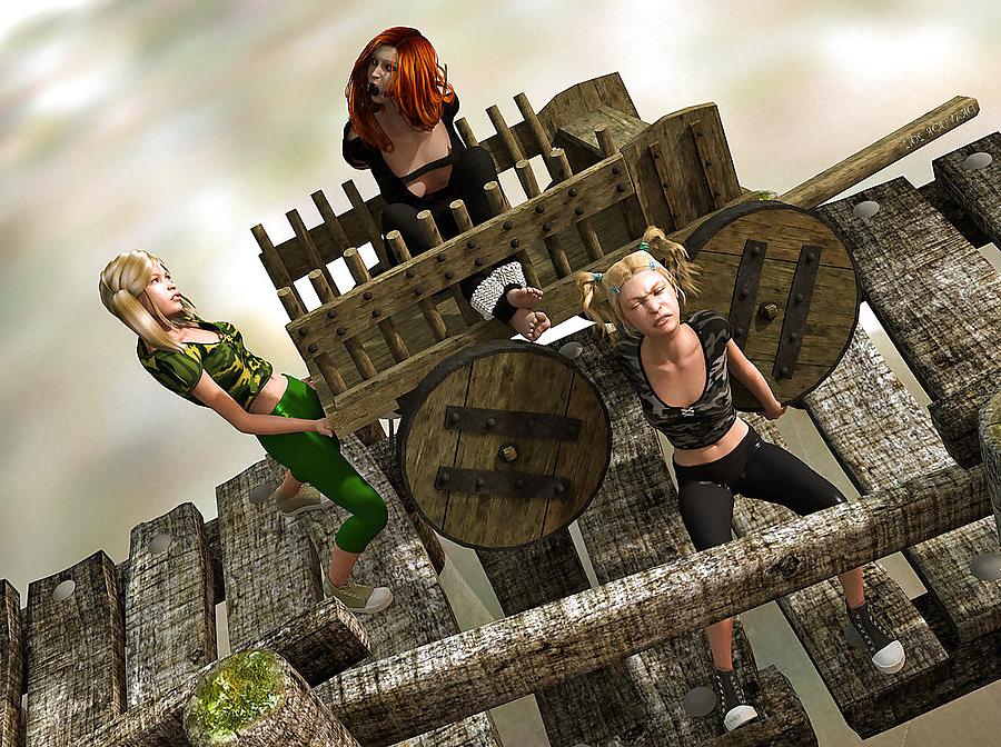 24P Dravuor uses his 3d talents to put beautiful women in peril