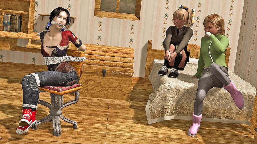 24P Dravuor uses his 3d talents to put beautiful women in peril