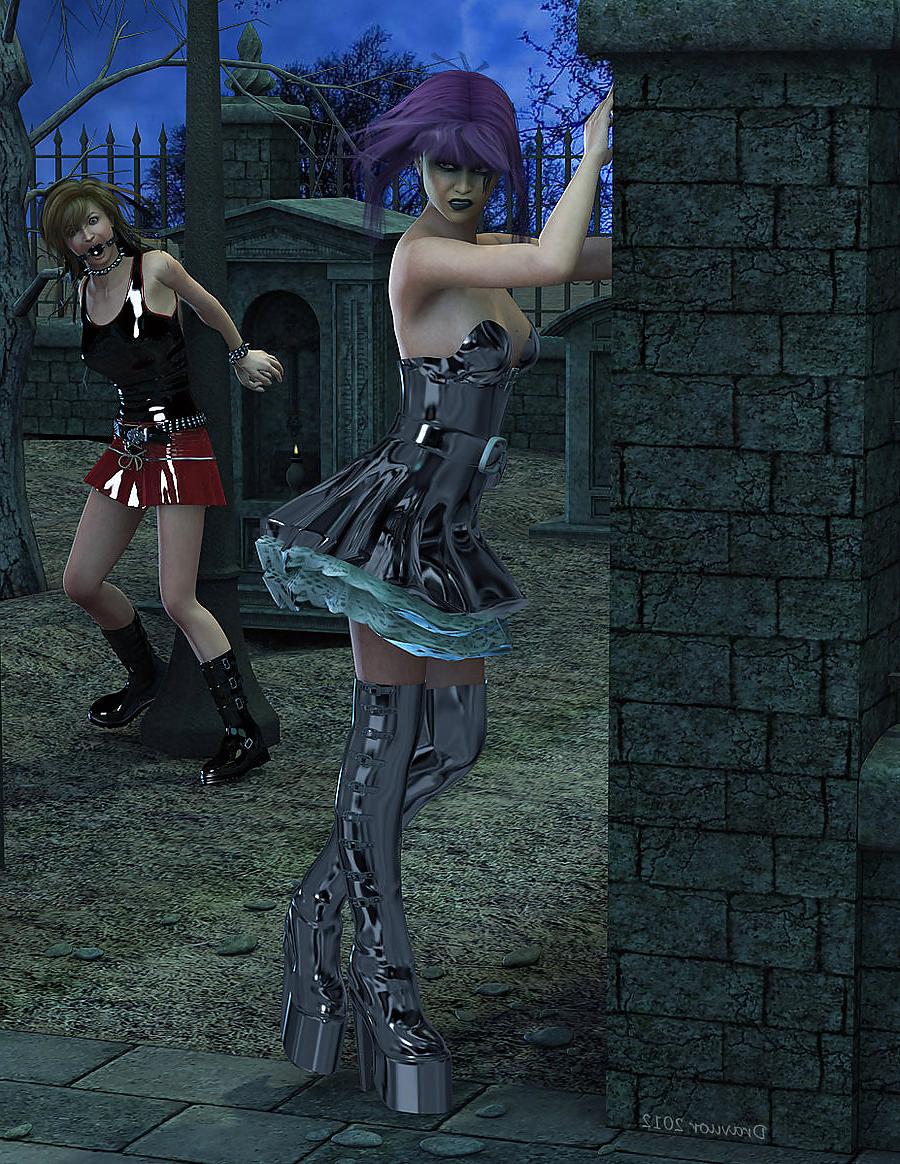 24P Dravuor uses his 3d talents to put beautiful women in peril