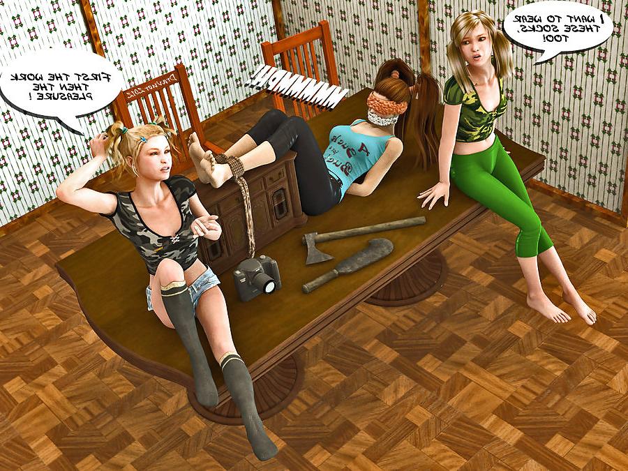 24P Dravuor uses his 3d talents to put beautiful women in peril