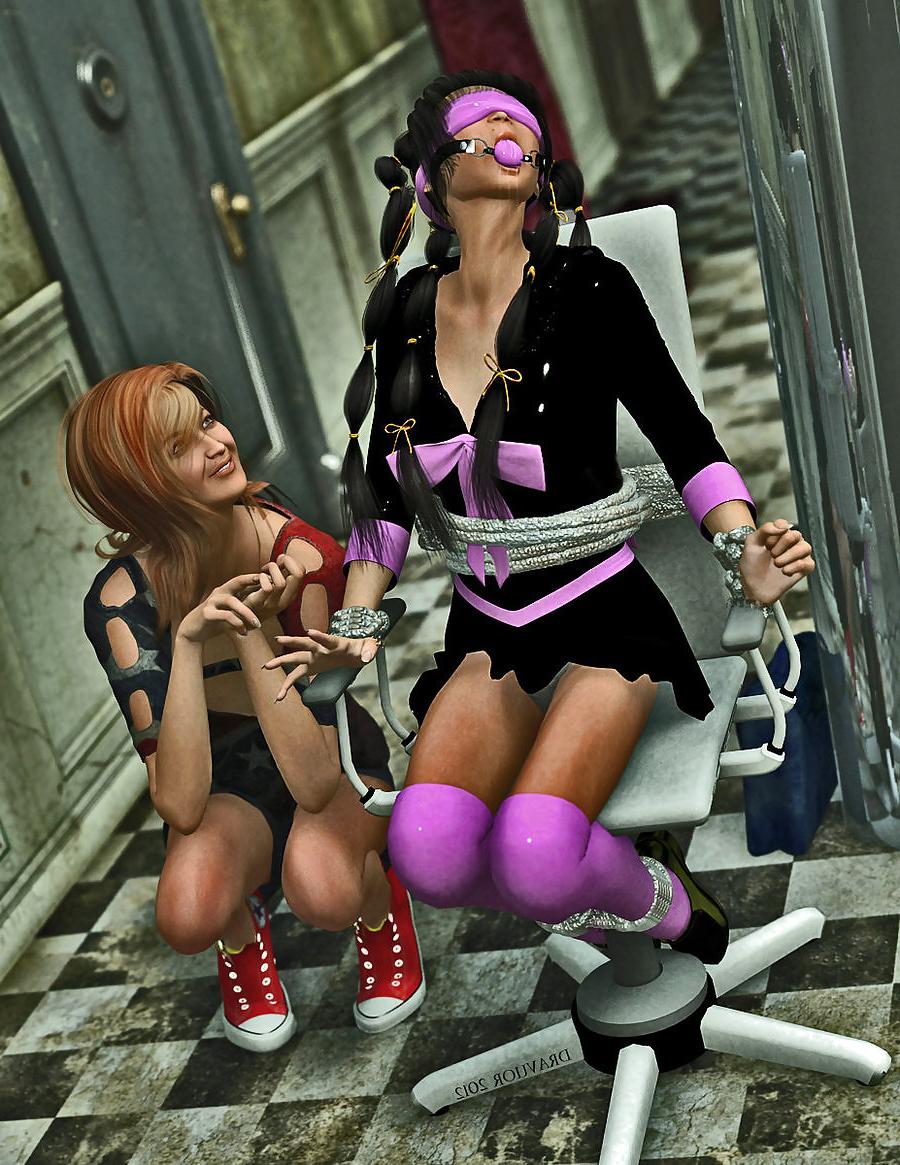 24P Dravuor uses his 3d talents to put beautiful women in peril