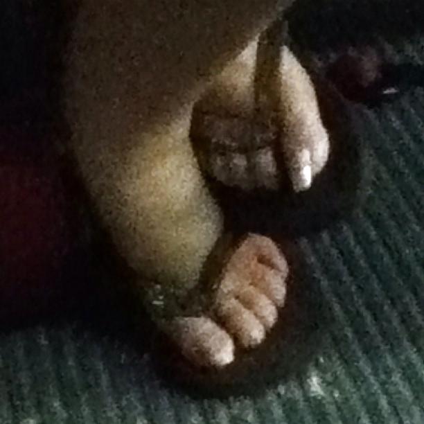 25P Beautiful long toenails