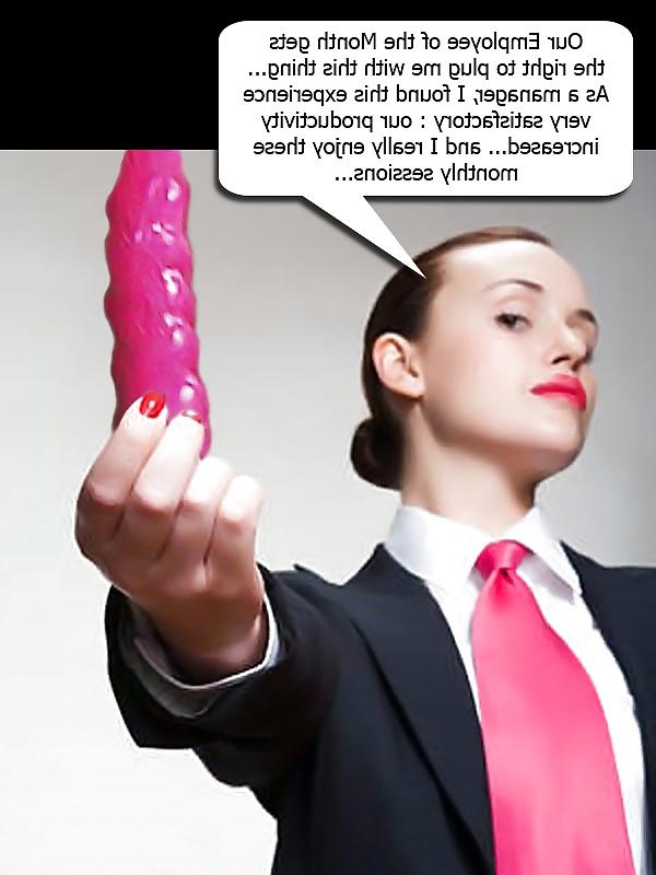 25P Office caption sluts. The final gallery.