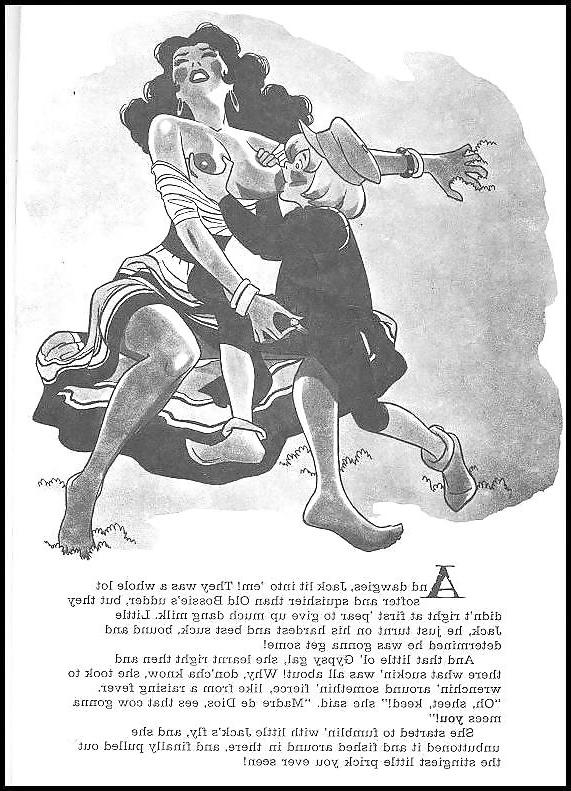 25P Erotic Book Illustration 22 - Jack and the Beanstalk