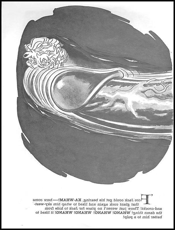 25P Erotic Book Illustration 22 - Jack and the Beanstalk