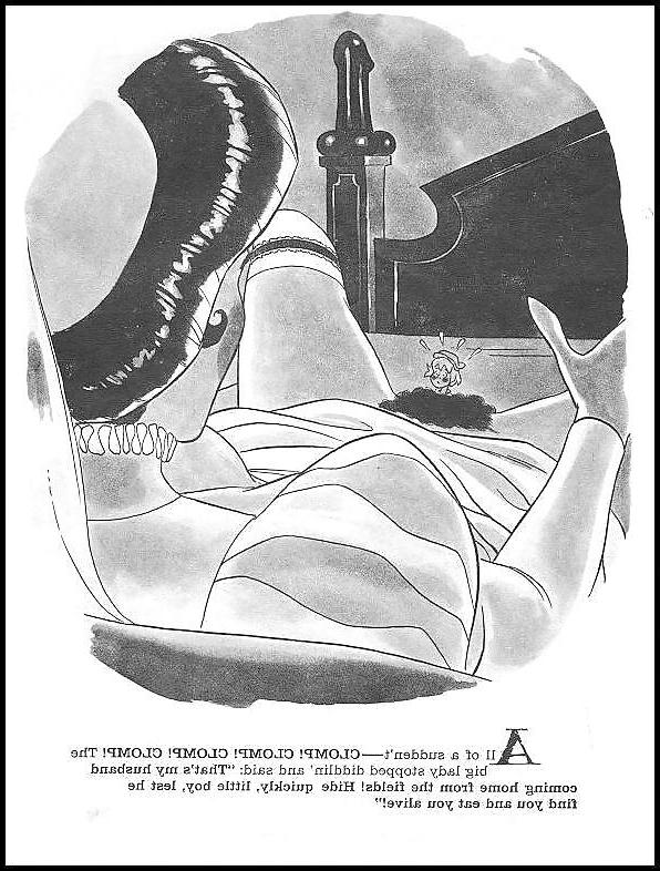 25P Erotic Book Illustration 22 - Jack and the Beanstalk