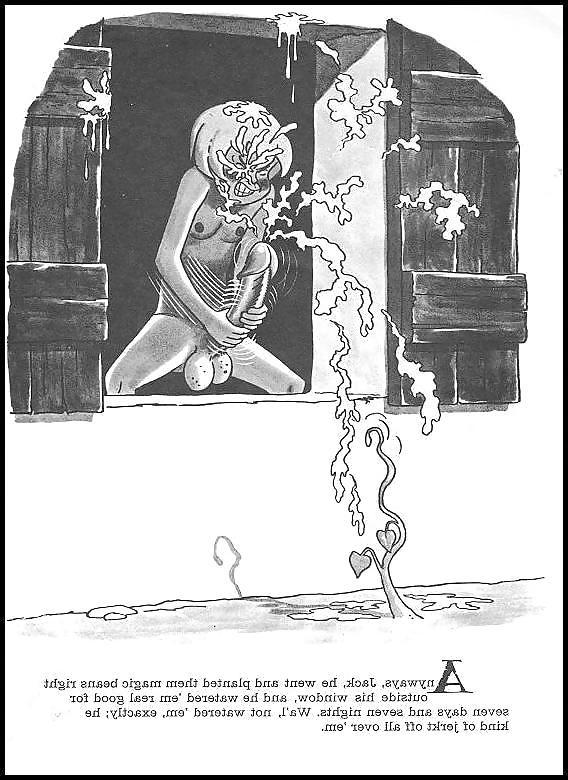 25P Erotic Book Illustration 22 - Jack and the Beanstalk