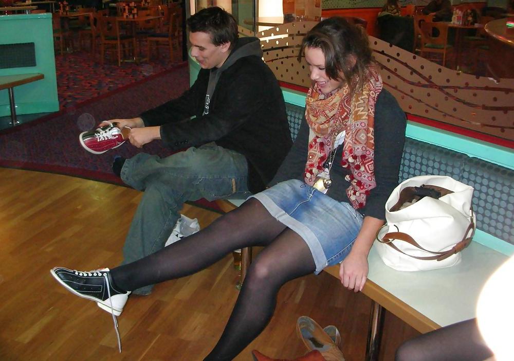 25P Nice Amateur Pantyhose