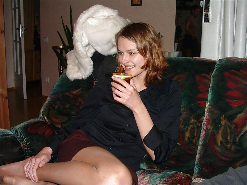25P Nice Amateur Pantyhose