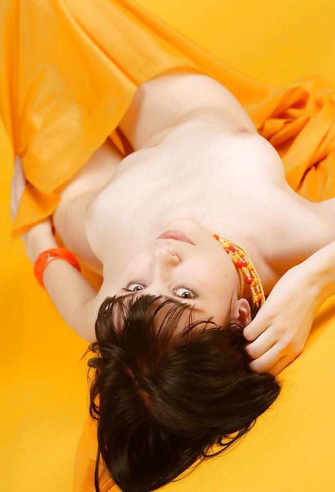 23P Brunette posing her lovely body