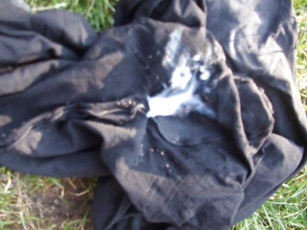 10P Johns Wifes Pantyhoes Or Tights In The Park
