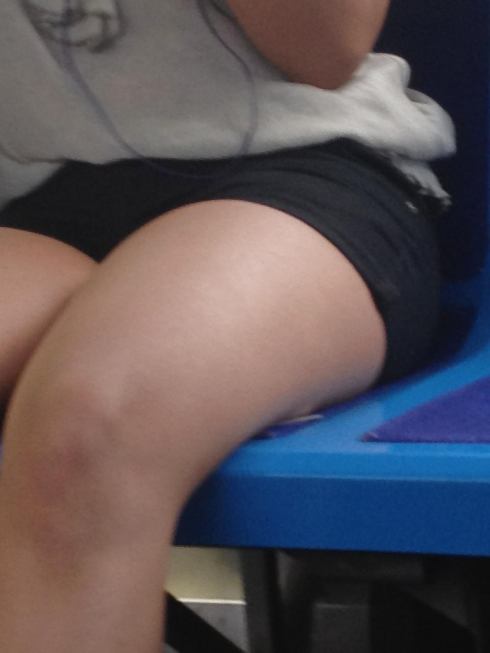 25P Just couldnt stop staring at her legs.