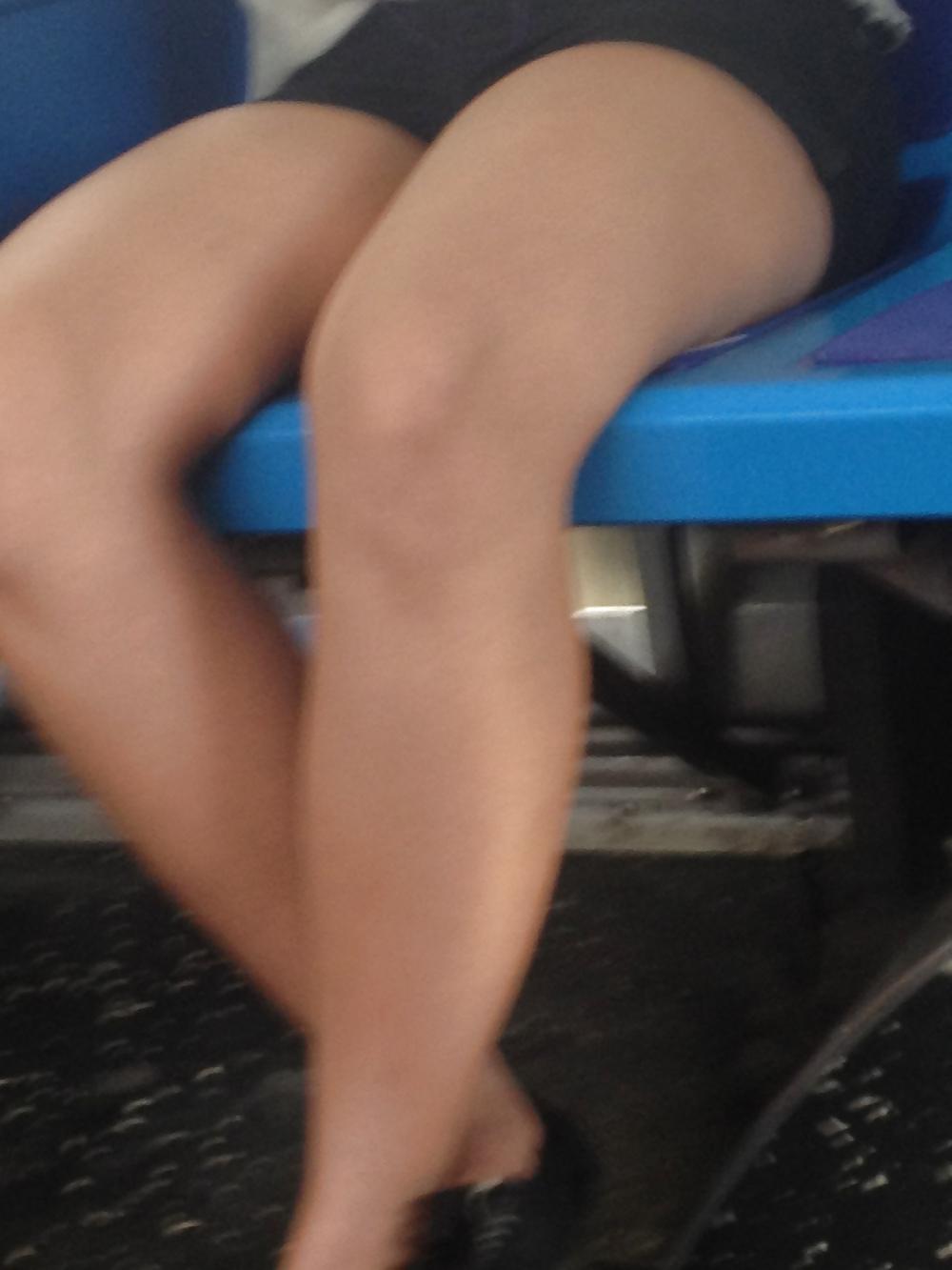 25P Just couldnt stop staring at her legs.